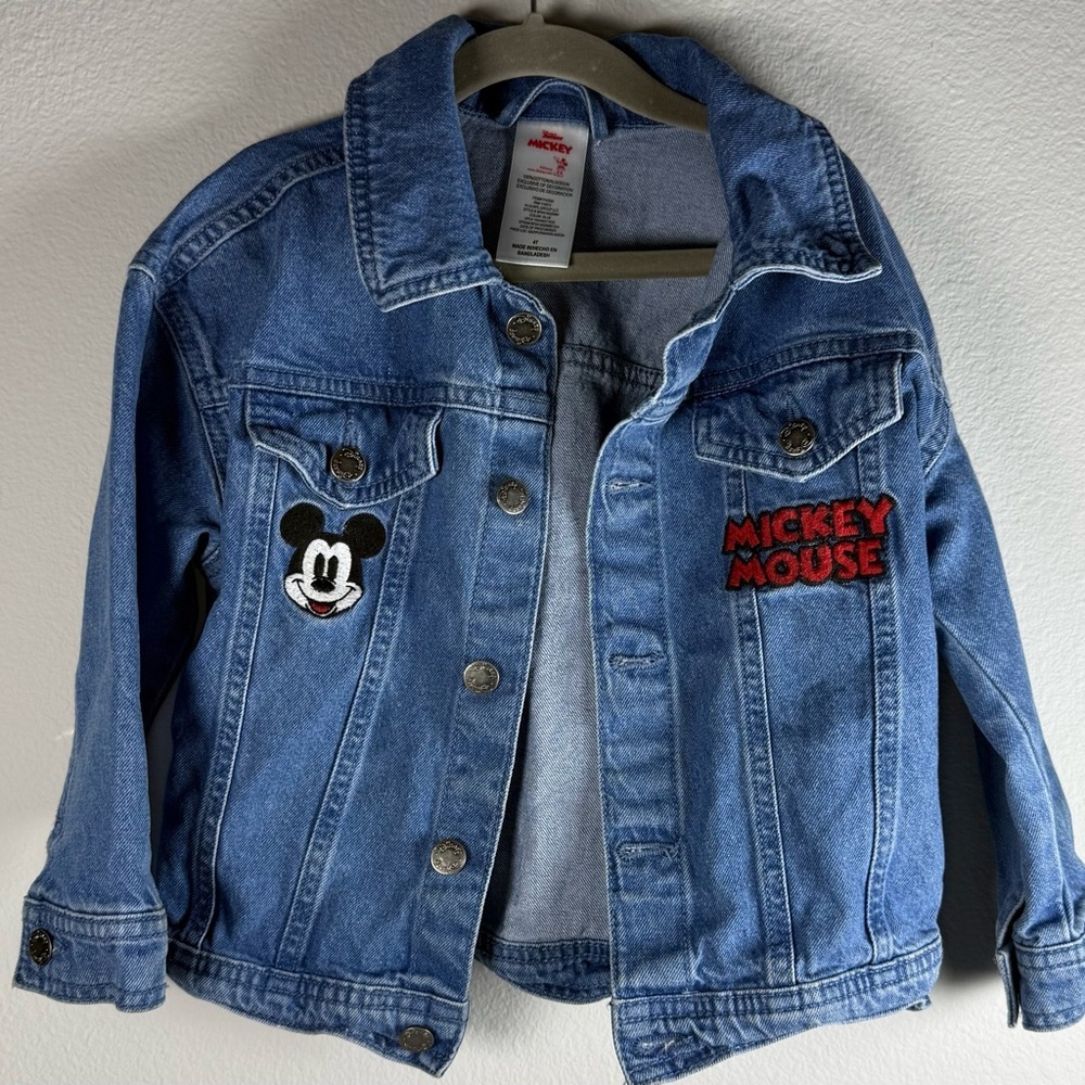Disney Mickey Mouse Blue Denim Jacket